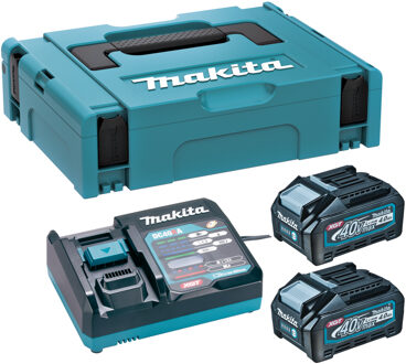 Makita 191J97-1 | Startset XGT | DC40RA/2XBL4040 | 40V | oplader DC18RA | MBox - 191J97-1