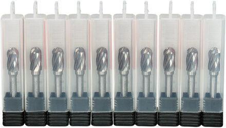 Makita Carbide Frees 10X20Mm S=6 Alu. - B-52766-10