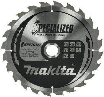 Makita CirkelZaagbladlad hout - E-07705