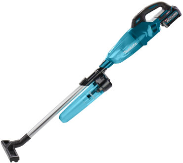 Makita CL001GATNL | Steelstofzuiger | 40 V Max | Blauwe uitvoering met blauwe transparante capsule | 2,0 Ah accu | 1 st | lader | in doos