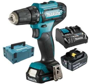 Makita DF333DNX12 boor-/schroefmachine | met 1x 12V 2.0Ah & 1x 18v 5.0Ah Li-ion accu