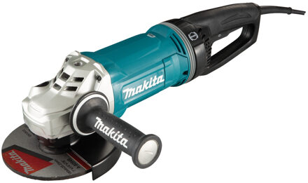 Makita GA7071X1 | Haakse slijper | 230V | 180 mm | 2800 Watt met vastzetschakelaar | D-Greep - GA7071X1