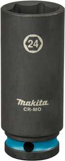 Makita Krachtdop Impact Black, 1/2 24mm lang - E-16520