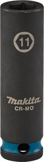 Makita Krachtdop Impact Black, 3/8 11mm lang - E-16287