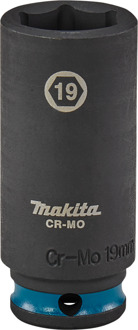 Makita Krachtdop Impact Black, 3/8 19mm lang - E-16368