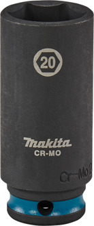 Makita Krachtdop Impact Black, 3/8 20mm lang - E-16374