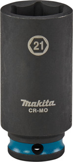 Makita Krachtdop Impact Black, 3/8 21mm lang - E-16380