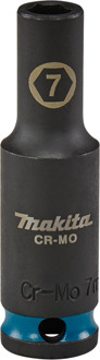 Makita Krachtdop Impact Black, 3/8 7mm lang - E-16243