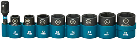 Makita Krachtdopset Impact Black, 3/8 9-dlg - E-16639