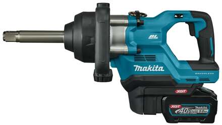 Makita TW010GT201 | Accu Slagmoersleutel | XGT 40 V Max | 1" | Set | 2x 5,0Ah Accu & Snellader in kunstof koffer - TW010GT201