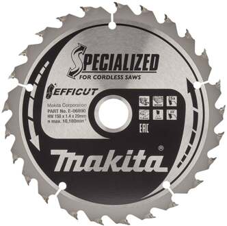 Makita Zaagb hout 150x20x1,4 25T 23G - E-06890