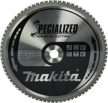 Makita Zaagblad Met. 305X25,4X2,3 78T 0G - B-33467