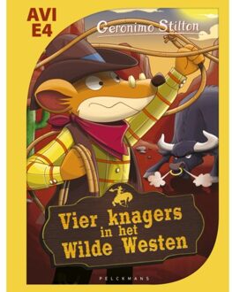 Makkelijk lezen - Vier knagers in het Wilde Westen - Boek Geronimo Stilton (9085923956)