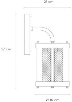 Makkum Wandlamp Zwart