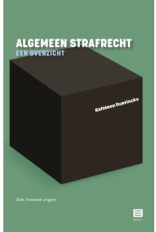 Maklu, Uitgever Algemeen Strafrecht - Een Overzicht - Kathleen Duerinckx