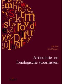 Maklu, Uitgever Articulatie en fonologische stoornissen - Boek Rik Elen (9044131036)