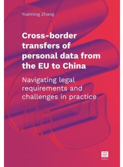 Maklu, Uitgever Cross-Border Transfers Of Personal Data From The Eu To China - Yueming Zhang