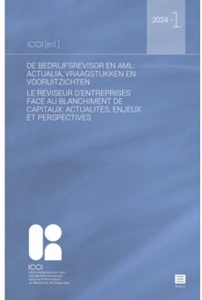 Maklu, Uitgever De Bedrijfsrevisor En Aml: Actualia, Vraagstukken En Vooruitzichten - A. Bartholomeeusen
