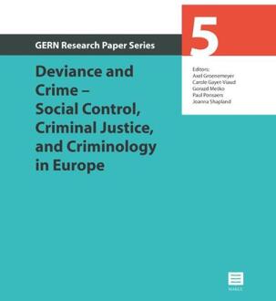 Maklu, Uitgever Deviance And Crime - Social Control,