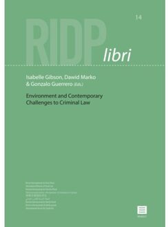 Maklu, Uitgever Environment And Contemporary Challenges To Criminal Law - Ridp Libri
