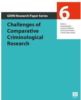 Maklu, Uitgever GERN research paper series 6 -   Challenges of Comparative Criminological Research