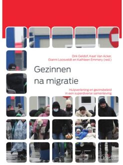 Maklu, Uitgever Gezinnen Na Migratie - Gezinnen, Relaties En Opvoeding - Dirk Geldof