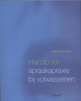 Maklu, Uitgever Handboek spraakapraxie bij volwassenen - Boek Frank Paemeleire (9044129155)