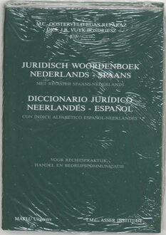 Maklu, Uitgever Juridisch woordenboek Diccionario juridico - Boek M.C. Oosterveld-Egas Reparaz (9062152716)