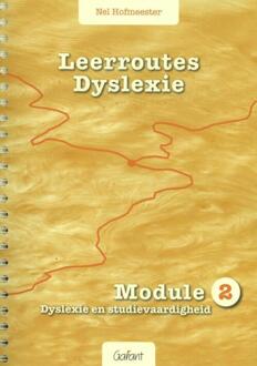 Maklu, Uitgever Leerroutes Dyslexie / Module 2 dyslexie en studievaardigheid - Boek Nel Hofmeester (9044132040)