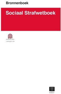 Maklu, Uitgever Sociaal Strafwetboek (Bronnenboek)