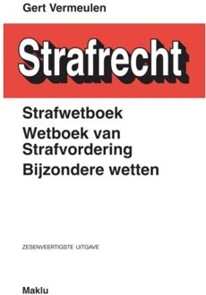 Maklu, Uitgever Strafwetboek, Wetboek Van Strafvordering, Bijzondere Wetten - Wetteksten