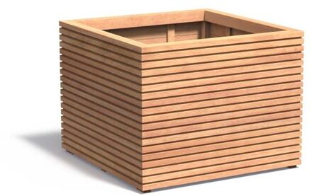 Malaga Rhombus 100x100x75 cm houten bloembak