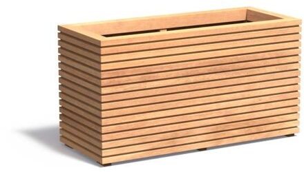 Malaga Rhombus 120x50x61 cm houten bloembak