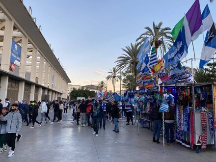 Malaga vs Las Palmas (Segunda División) (Eigen vervoer)