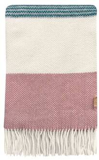 Malagoon Festivity Wool Plaid - Pastel Roze, Wit, Blauw
