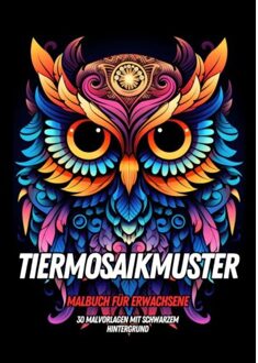 Malbuch Für Erwachsene - Tiermosaikmuster - Malbücher Für Erwachsene