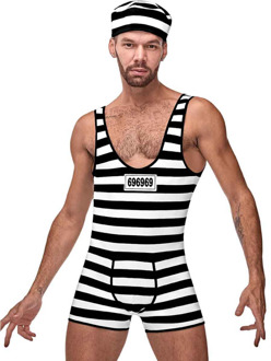 Male Power Hard Time Kostuum - S/M
