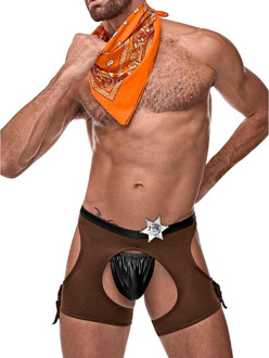 Male Power Stugge Cowboy Kostuum - XL