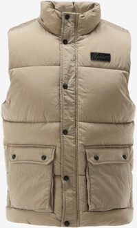 Malelions Bodywarmer CRINKLE PADDED VEST bruin - XS;S;M;L;XL