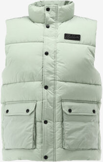 Malelions Bodywarmer Malelions Men Crinkle Padded V groen - S;M;L;XL