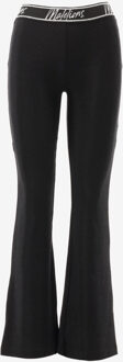 Malelions Chino SPARKLING FLARED PANTS zwart - M