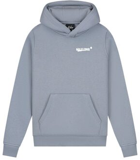 Malelions Hoodie inked - Ice blauw / Wit - Maat 140
