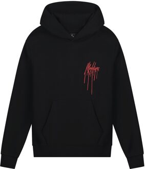 Malelions Hoodie Painter - Zwart / Rood - Maat 128