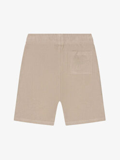 Malelions Jongens short signature towelling - maat 176 Taupe