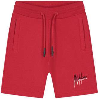Malelions Junior Split Shorts Rood / Wit-152 maat 152