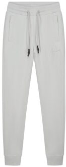 Malelions Junior Striped Signature Sweatpants Grijs maat