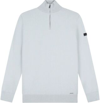 Malelions Knitted 1/4 Zip Sweater Heren - L