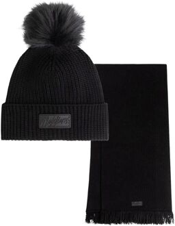 Malelions Knitted Beanie en Sjaal Set Dames - 1 SIZE