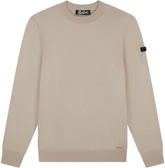Malelions Knitted Crewneck Sweater Heren