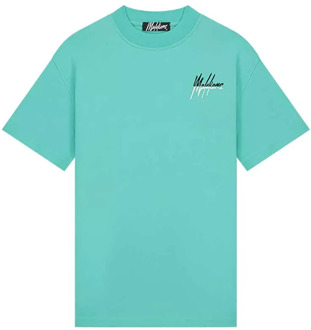 Malelions Mm3-ss24-09 t-shirt Turquoise